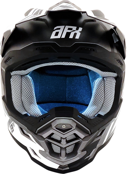 AFX FX-19R Helmet - Racing - Frost Gray - Large 0110-7075