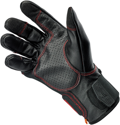 BILTWELL Borrego Gloves - Redline - Small 1506-0108-302