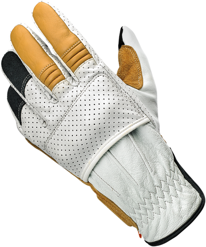 BILTWELL Borrego Gloves - Cement - Small 1506-0409-302