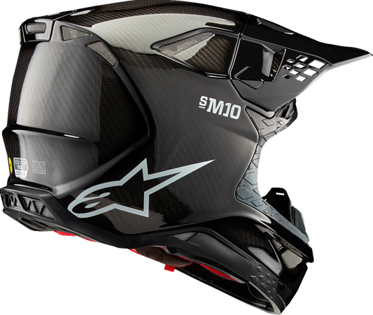 IN STOCK OPEN BOX ALPINESTARS Supertech M10 Helmet - Solid - MIPS® - Gloss Black Carbon - XL 8300323-1188-XL