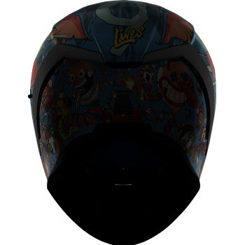 ICON Airform™ Helmet - 9 Lives - Blue - 3XL 0101-17389