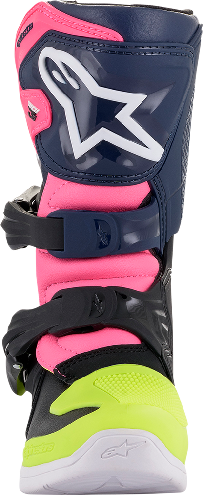 ALPINESTARS Tech 3S Boots - Black/Blue/Pink - US 12 2014518-1176-12