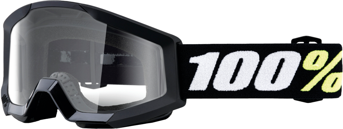 Strata Mini Goggle Black Clear Lens