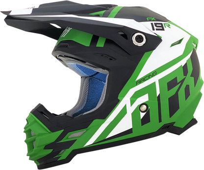 AFX FX-19R Helmet - Racing - Matte Green - Large 0110-7080