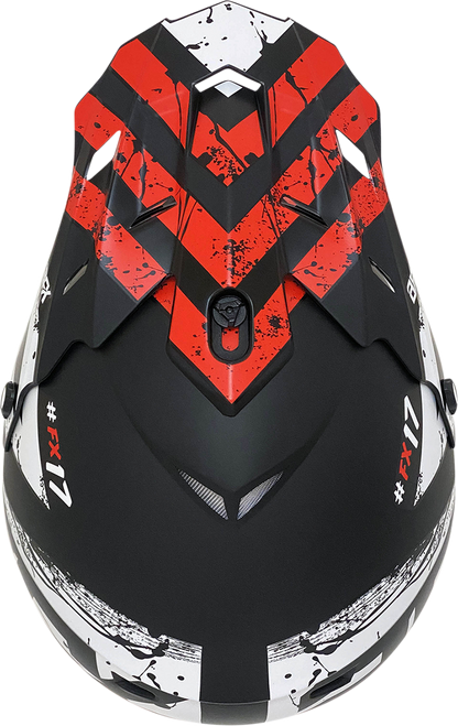 AFX FX-17 Helmet - Attack - Matte Black/Orange - 2XL 0110-7159