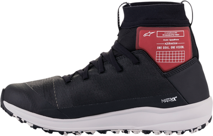 ALPINESTARS Speedforce Shoes - Black/White/Red - US 14 2654321-123-14