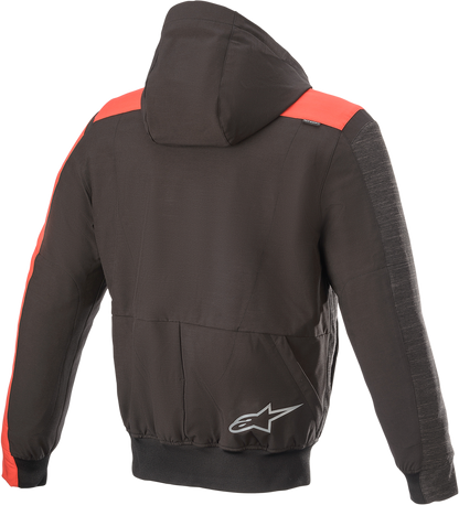 ALPINESTARS Rhod Windstopper Hoodie - Black/Gray/Red - Medium 4200420-1123-M