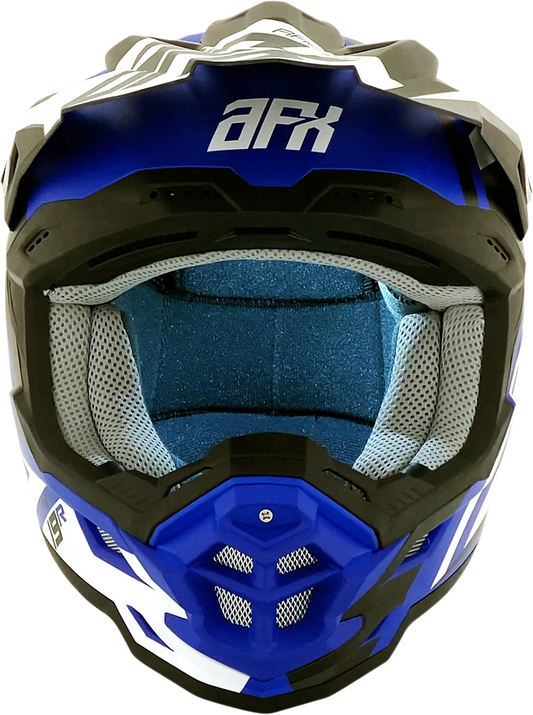 AFX FX-19R Helmet - Racing - Matte Blue - Large 0110-7070