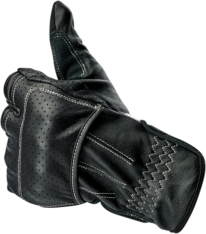 BILTWELL Borrego Gloves - Black/Cement - Medium 1506-0104-303