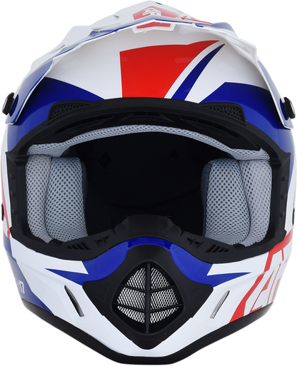 AFX FX-17 Helmet - Aced - Red/White/Blue - 2XL 0110-6483