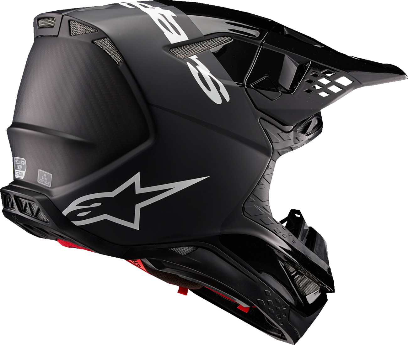 IN STOCK ALPINESTARS Supertech M10 Helmet - Flood - MIPS® - Black/Dark Gray - Large 8301023-1310-L