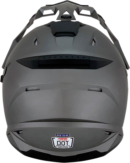 AFX FX-41DS Helmet - Frost Gray - Medium 0110-3762