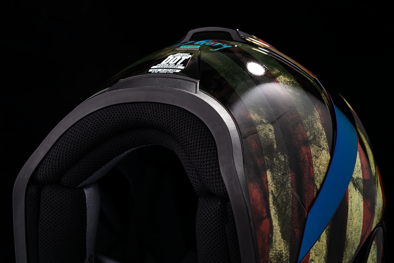 IN STOCK ICON Airform™ Helmet - Old Glory - XS 0101-14782