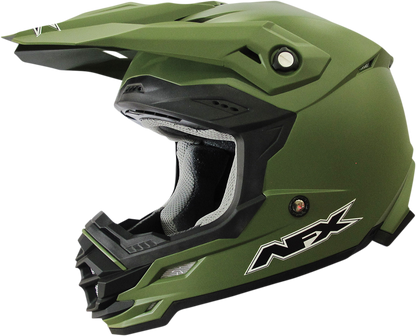 AFX FX-19R Helmet - Matte Olive - Large 0110-7042