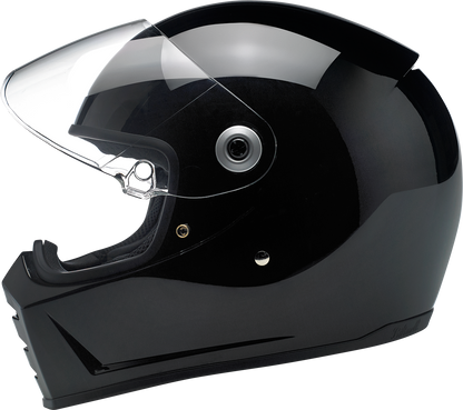 BILTWELL Lane Splitter Helmet - Gloss Black - Medium 1004-101-103