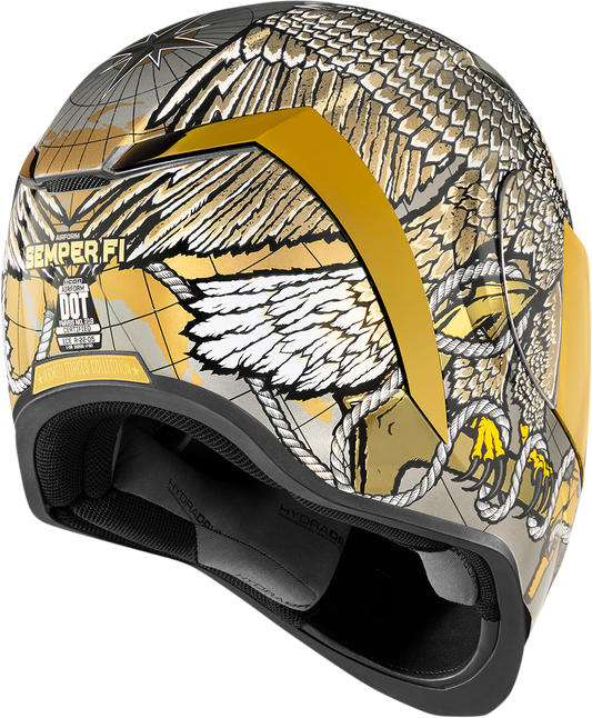 ICON Airform™ Helmet - Semper Fi - Gold - XL 0101-13667