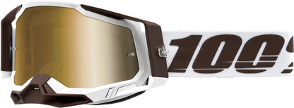 100% Racecraft 2 Goggles - Snowbird - True Gold 50010-00007
