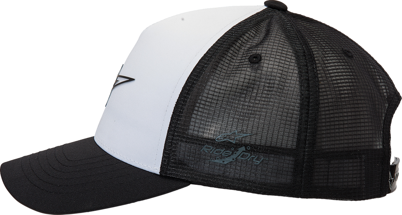 ALPINESTARS Delivery Trucker Hat - White/Black - One Size 1213810102010OS