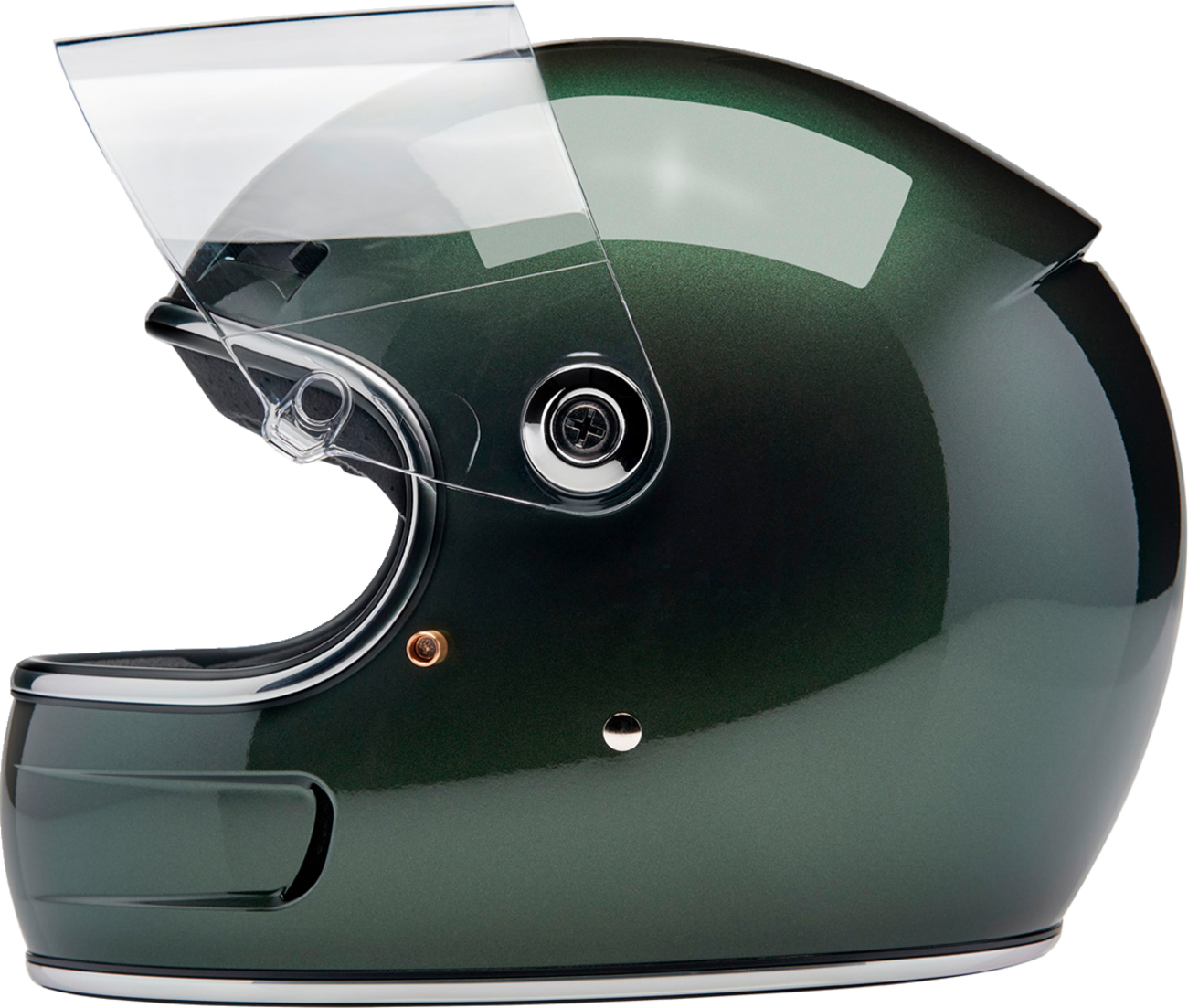 BILTWELL Gringo SV Helmet - Metallic Sierra Green - Medium 1006-324-503