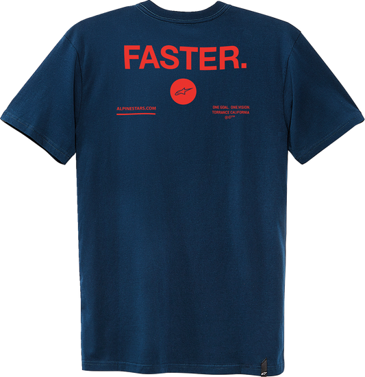 ALPINESTARS Faster T-Shirt - Navy - Medium 1232-72208-70-M