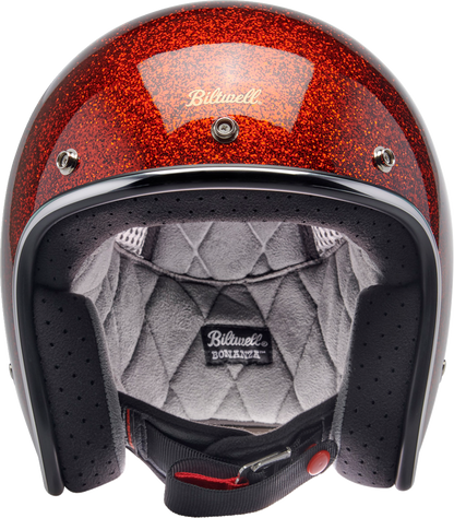 BILTWELL Bonanza Helmet - Rootbeer Megaflake - 2XL 1001-457-206