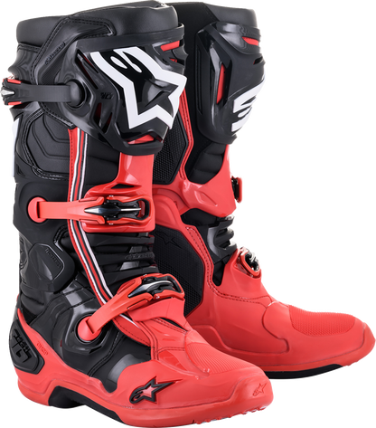 ALPINESTARS Tech 10 Acumen Boots - Black/Red - US 8 2010020-312-8