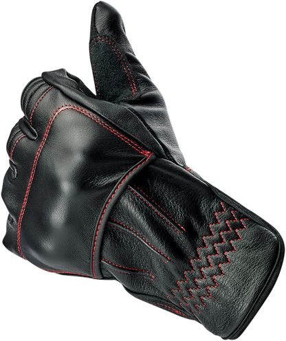 BILTWELL Belden Gloves - Redline - Medium 1505-0108-303