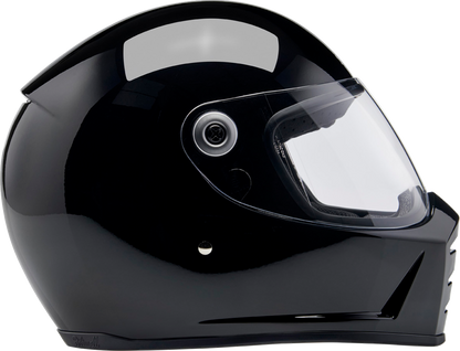 BILTWELL Lane Splitter Helmet - Gloss Black - Large 1004-101-504