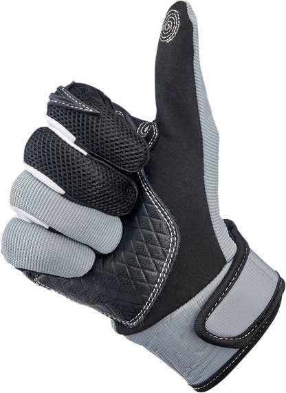 BILTWELL Baja Gloves - Gray - 2XL 1508-1101-306