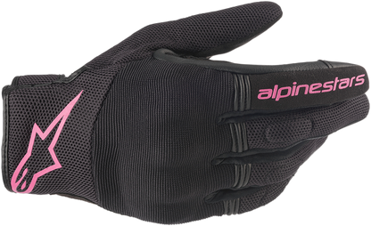 ALPINESTARS Women Copper Gloves - Black/Fuchsia - XS 3598420-1039-XS