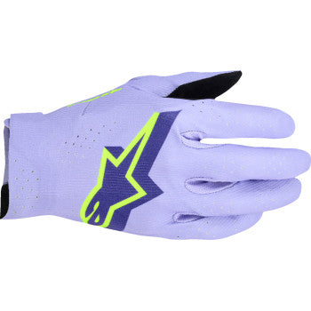 ALPINESTARS Supertech MX Gloves - Lavender/Violet/Fluo Yellow - 4XL 3560526-3151-4X