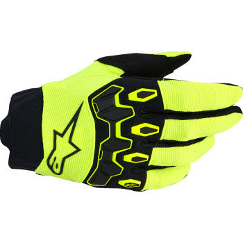 ALPINESTARS Youth Full Bore V2 Gloves - Fluo Yellow/Black - 3XS 3540226-551-3XS