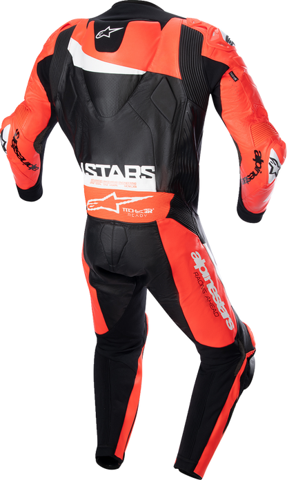 IN STOCK OPEN BOX ALPINESTARS GP Plus v4 Leather Suit - Black/Red Fluo/White - US 46 / EU 56 3150523132156