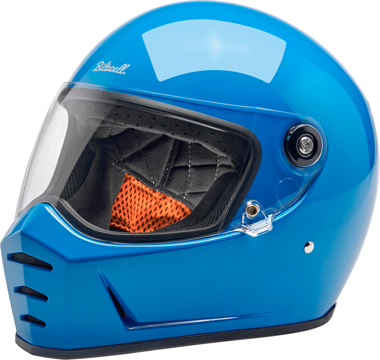 BILTWELL Lane Splitter Helmet - Gloss Tahoe Blue - XL 1004-129-505