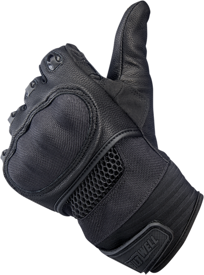 BILTWELL Bridgeport Gloves - Black Out - Large 1509-0101-304