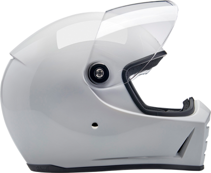 BILTWELL Lane Splitter Helmet - Gloss White - Small 1004-104-502