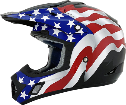 AFX FX-17 Helmet - Flag - Black - 3XL 0110-7631