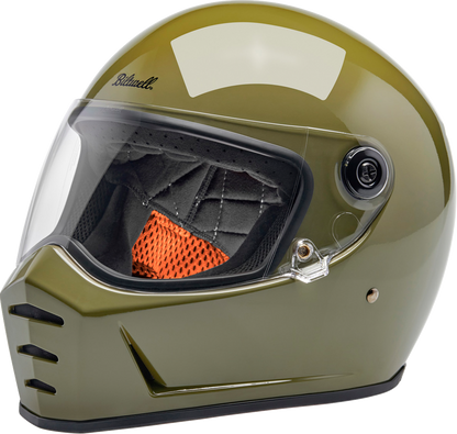 BILTWELL Lane Splitter Helmet - Gloss Olive Green - 2XL 1004-154-506