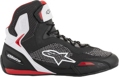 ALPINESTARS Faster-3 Rideknit® Shoes - Black/White/Red - US 7.5 2510319123-7.5