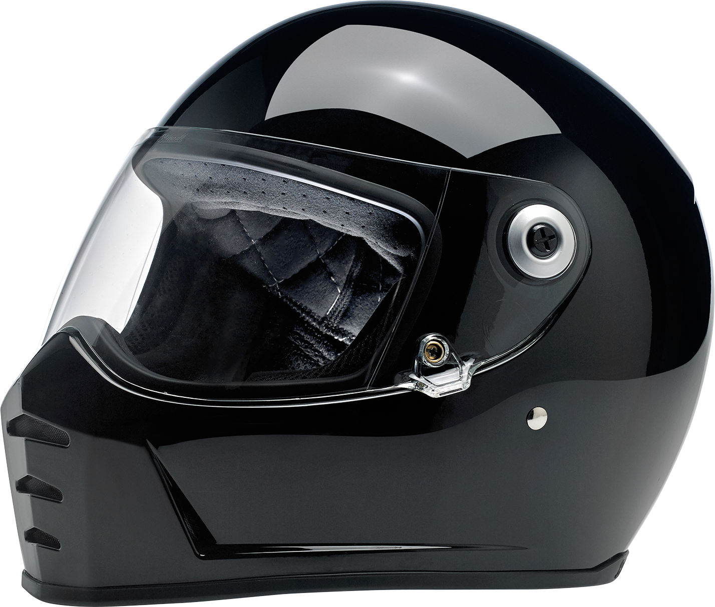 BILTWELL Lane Splitter Helmet - Gloss Black - Medium 1004-101-103