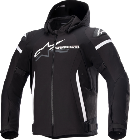 ALPINESTARS Zaca Waterproof Jacket - Black/White - 3XL 3206423-12-3XL