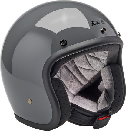 BILTWELL Bonanza Helmet - Gloss Storm Gray - 2XL 1001-165-206