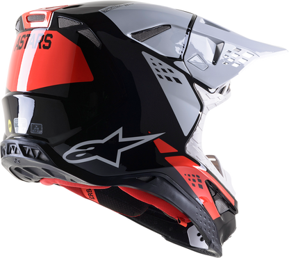 ALPINESTARS Supertech M8 Helmet - Factory - Black/White/Red - XL 8302922-1233-XL