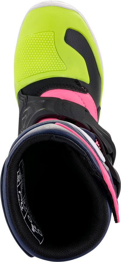 ALPINESTARS Tech 3S Boots - Black/Blue/Pink - US 12 2014518-1176-12