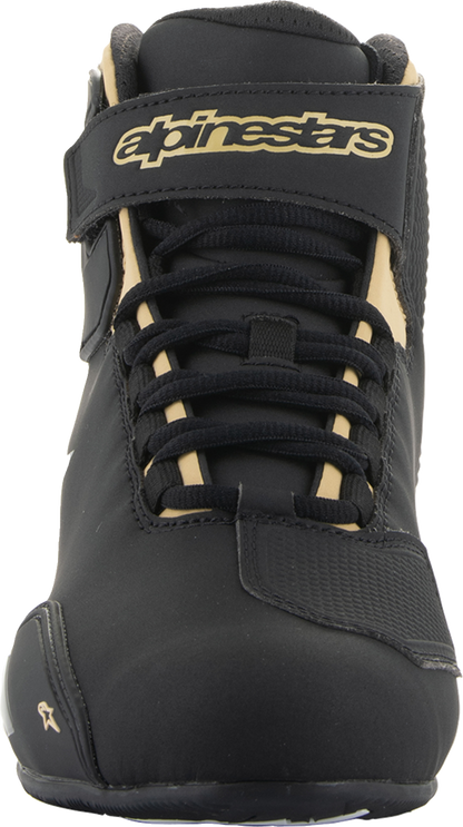 ALPINESTARS Women's Sektor Shoes - Black/Champagne - US 9 2515719-1090-9