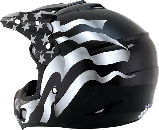 AFX FX-17 Helmet - Flag - Stealth - 2XL 0110-2367