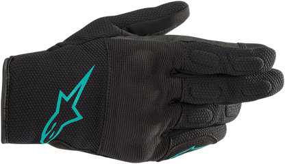 ALPINESTARS Women Stella S-Max Drystar® Gloves - Black/Teal - XS 3537620-1170-XS