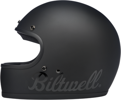 BILTWELL Gringo Helmet - Flat Black Factory - Small 1002-638-102