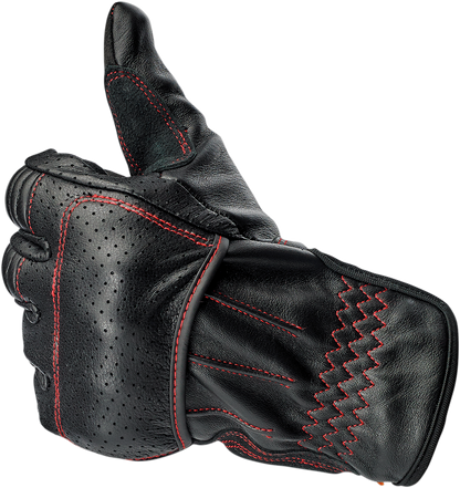 BILTWELL Borrego Gloves - Redline - Medium 1506-0108-303