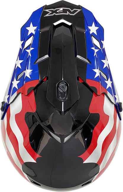 AFX FX-17 Helmet - Flag - Black - 2XL 0110-2373